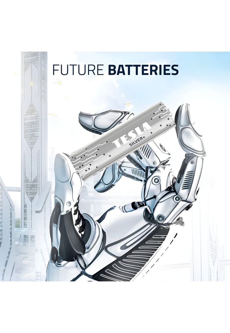 Pack 12 Pilas AA Tesla Silver+ Alkaline Plus Extra Energy-2