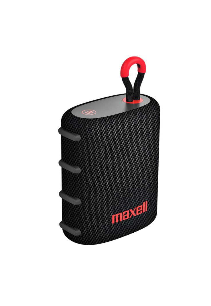 Parlante Portatil Maxell Water Resistant IPX5 Nomad Black 5W Negro