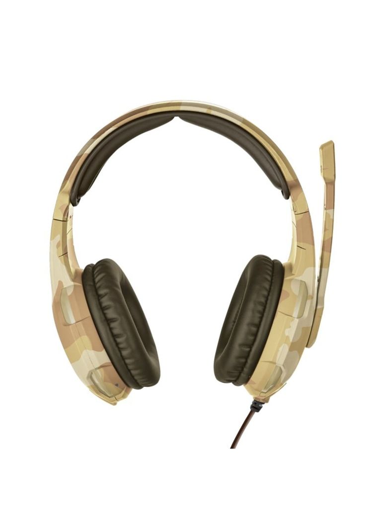 Audifono Gamer Trust Radius Gxt 310D Desert Multiplataformas 22208-1
