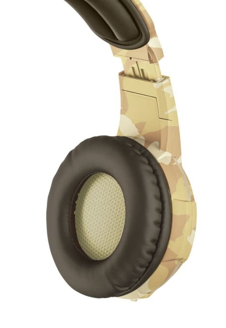Audifono Gamer Trust Radius Gxt 310D Desert Multiplataformas 22208-2