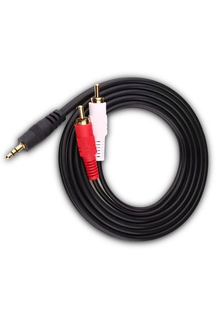 Cable De Audio (2X1) Jack 3.5mm a RCA 3 MT Ulink Deluxe Line-0
