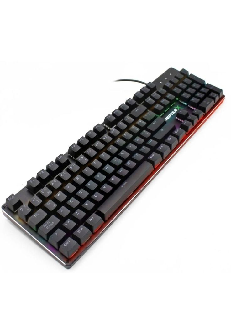 Teclado Mecanico Retro Iluminado RGB Rx0004 para PC PS X-BOX-0
