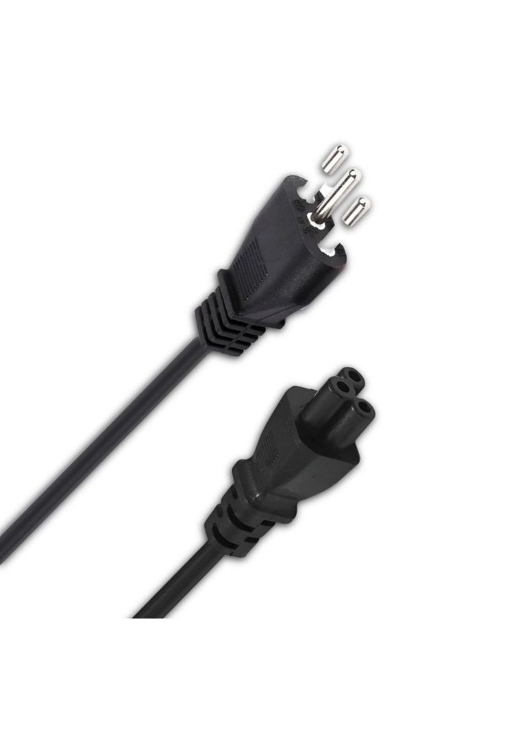 Cable de Poder Tipo Trébol 1.8 MT Reforzado 220V / 3 PIN-0