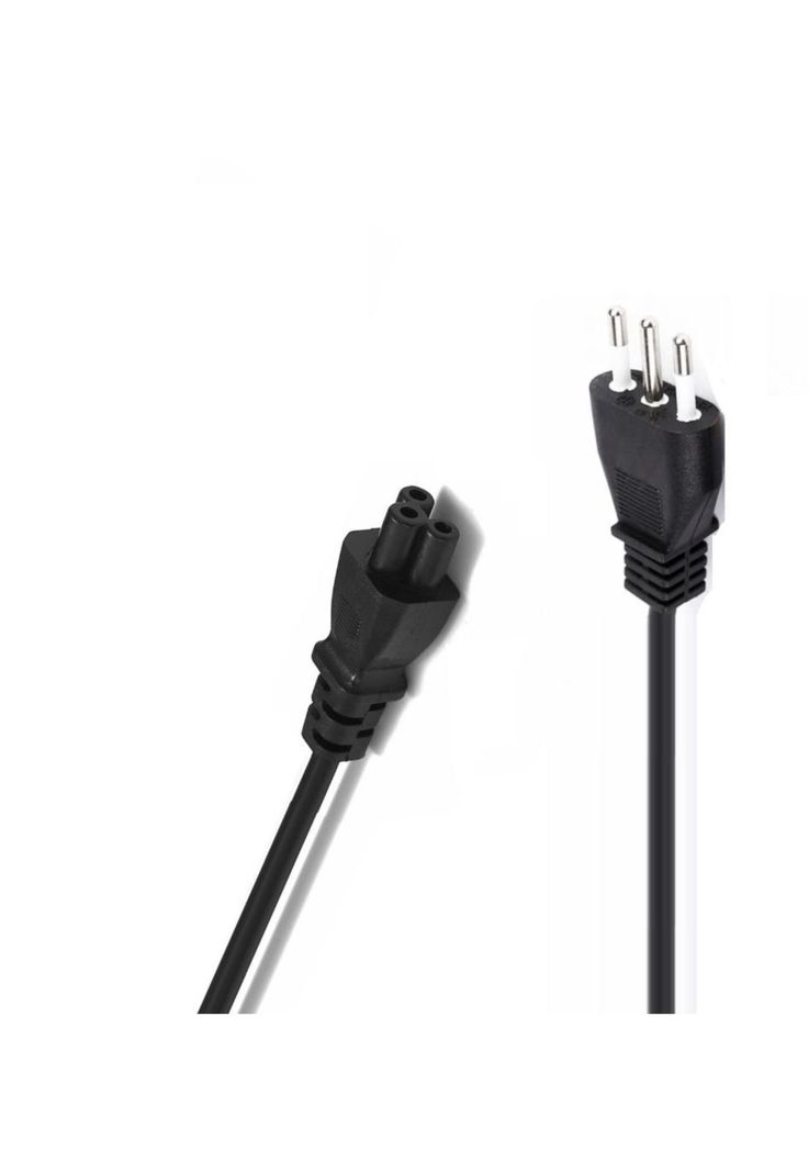 Cable de Poder Tipo Trébol 1.8 MT Reforzado 220V / 3 PIN-1