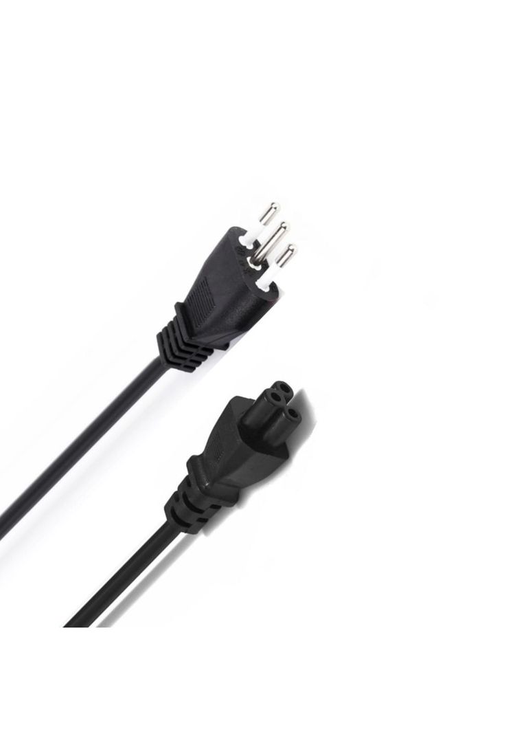 Cable de Poder Tipo Trébol 1.8 MT Reforzado 220V / 3 PIN-6