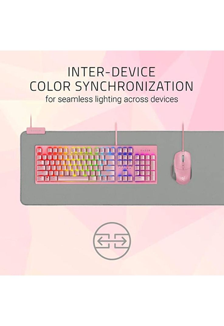 Mouse Pad Razer Gamer Goliathus Extended Chroma Quartz RGB Pink XL-1