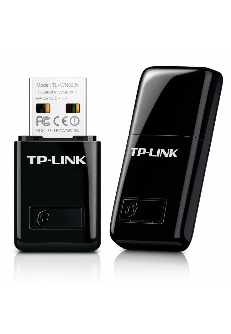 Adaptador Wifi Usb Tp-Link 300Mbps WN823N High Speed Negro