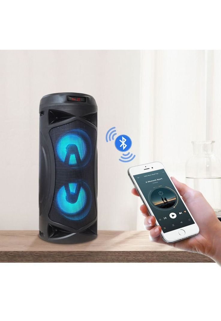 Parlante Portátil Recargable con Bluetooth Fujitel 3220 LED-2