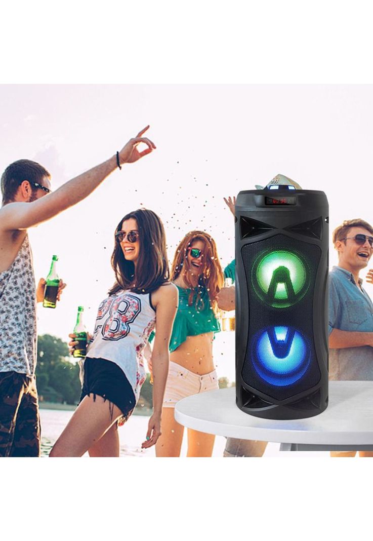 Parlante Portátil Recargable con Bluetooth Fujitel 3220 LED-5