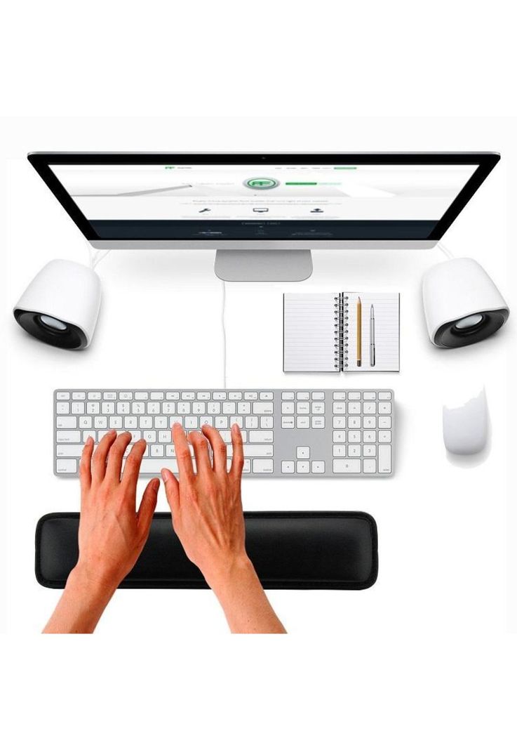 Apoya Muñecas Ergonómico de GEL para Teclado Memory Foam Pro-4