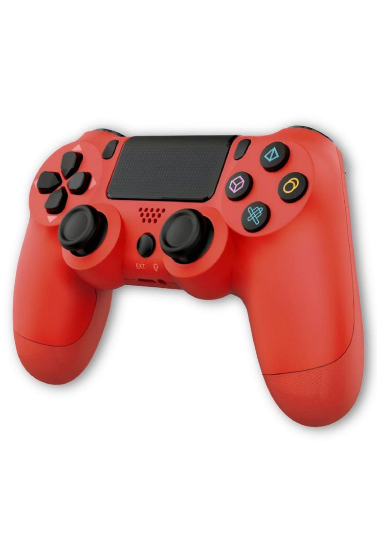 Gamepad Inalambrico Tecnolab Multiplataformas Bluetooth Rojo-0