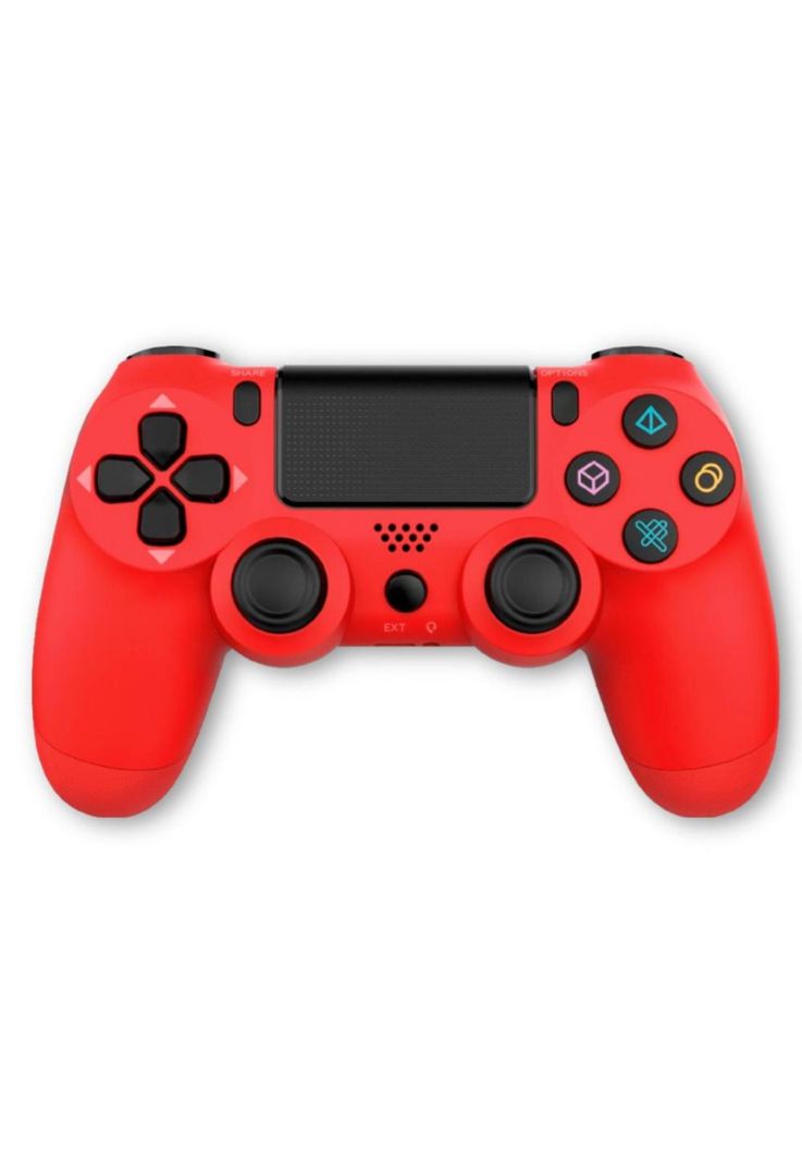 Gamepad Inalambrico Tecnolab Multiplataformas Bluetooth Rojo-4