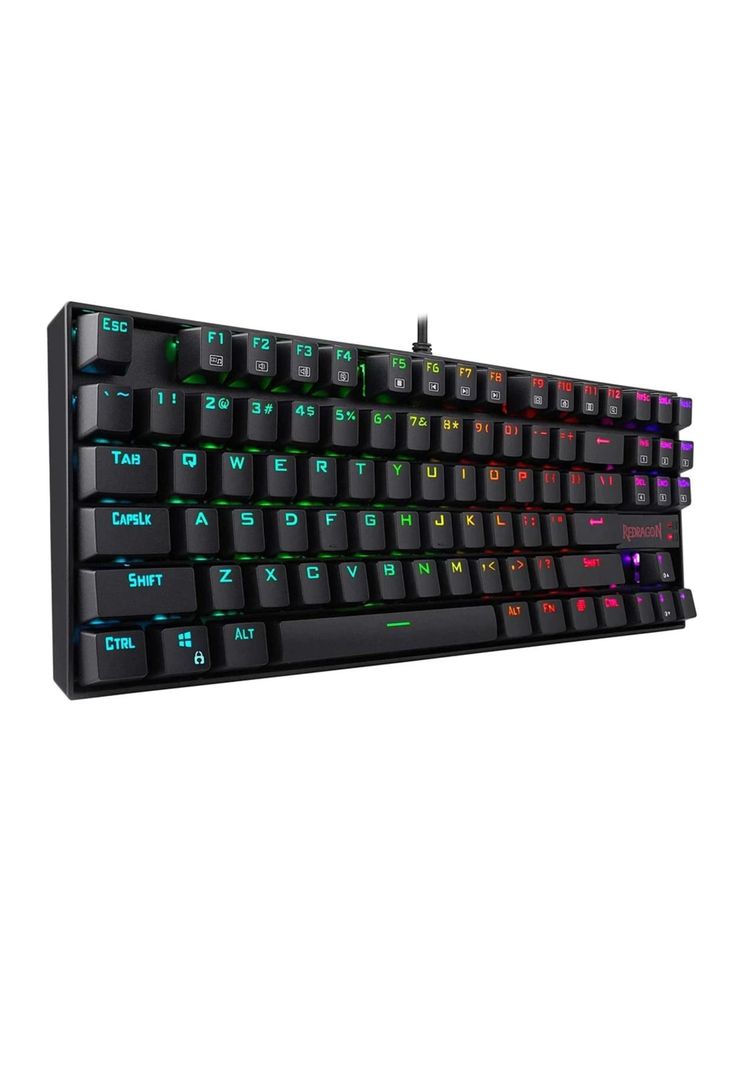 Teclado Mecánico Redragon Kumara RGB Black Gamer Edition-0