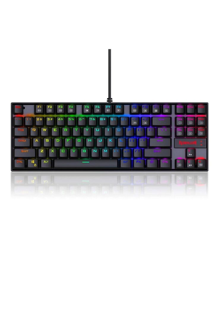 Teclado Mecánico Redragon Kumara RGB Black Gamer Edition-1