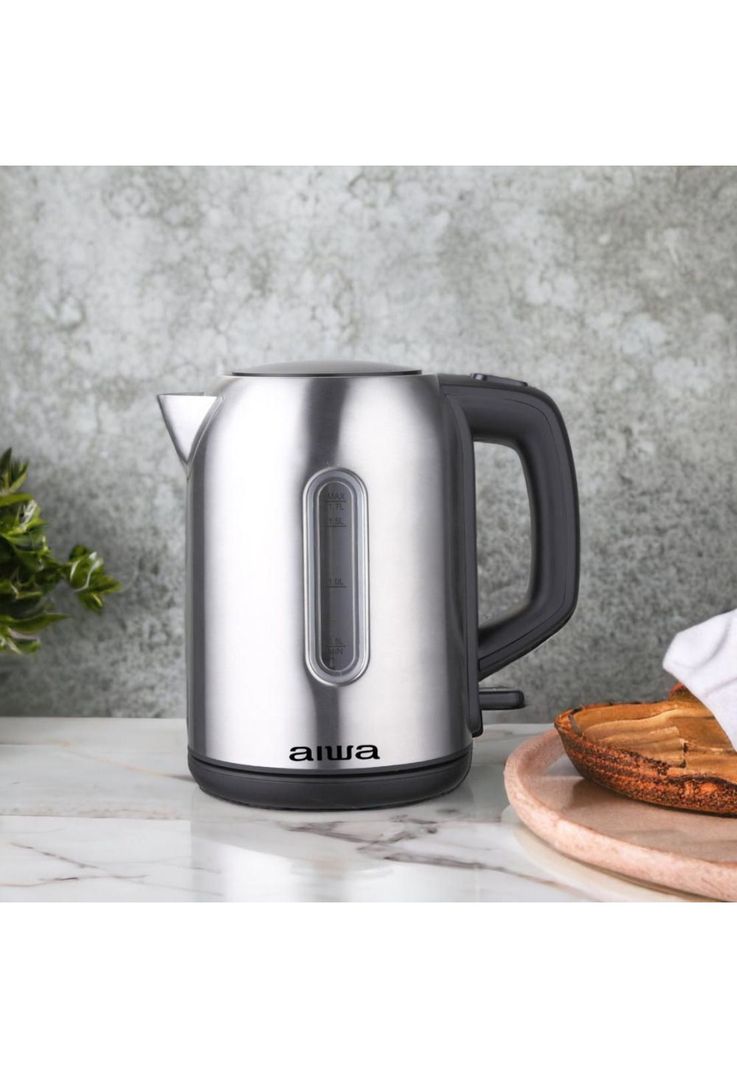 Hervidor de Acero Inoxidable Tipo Tetera Aiwa 1.7L /2200W GR-2