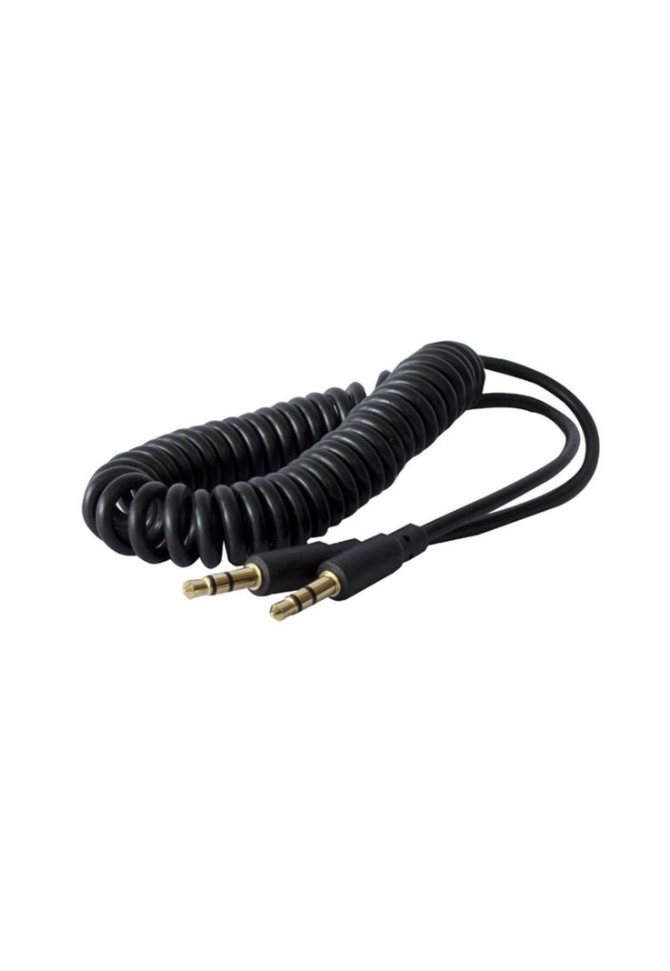 Cable De Audio 1X1 HIFI Tipo Espiral de 1.8 Metros Reforzado-2