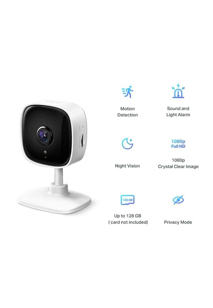 Cámara De Seguridad Wifi Tp-Link 1080P Full HD Tapo C100-3