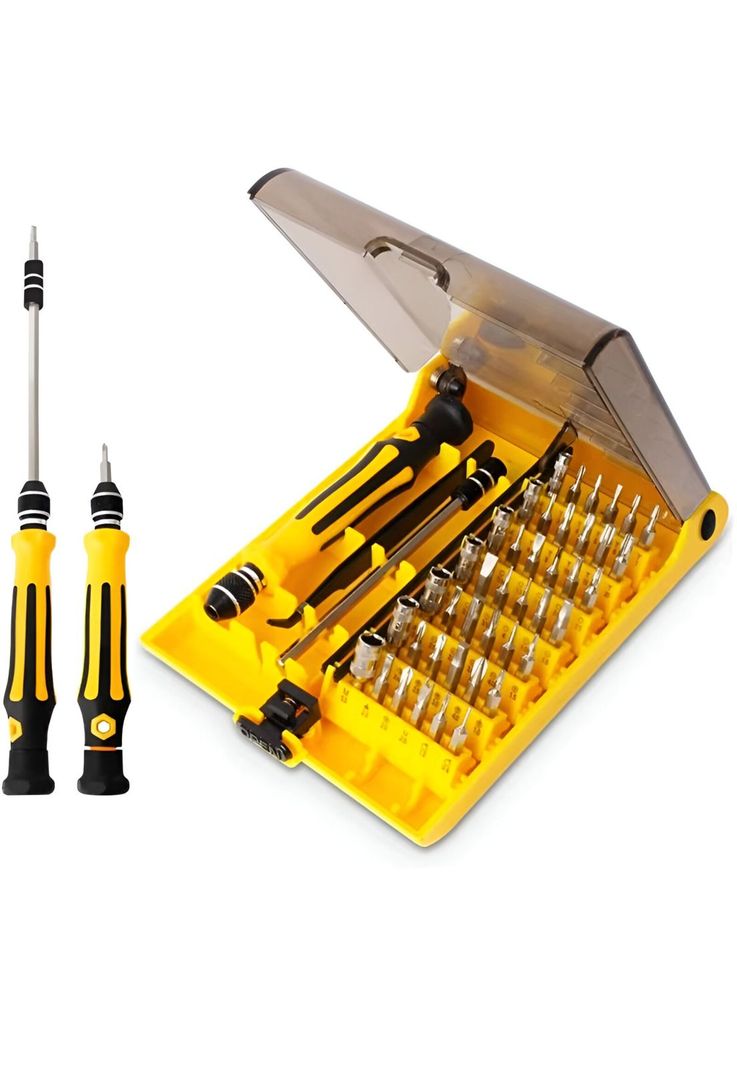 Set De Atornillador De Precision Imantados de 45 Piezas CE32 Negro
