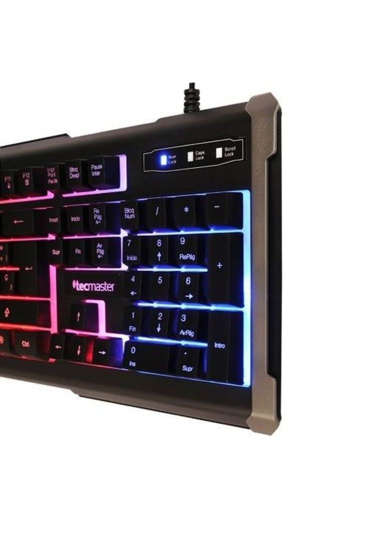 Teclado Gamer RGB Tecmaster para PC/ PS5/ PS4/ XBOX LK100D-3