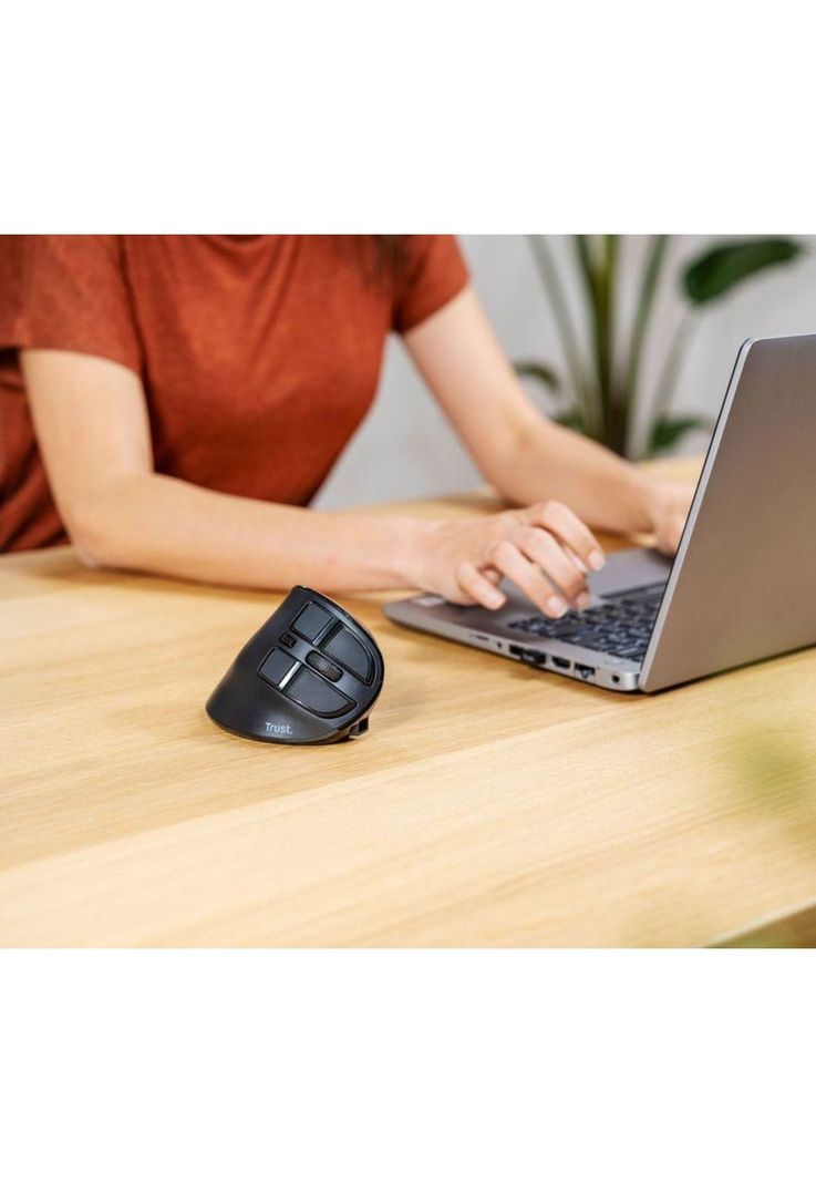 Mouse Ergonomico Profesional Trust Voxx Bluetooth Recargable-2