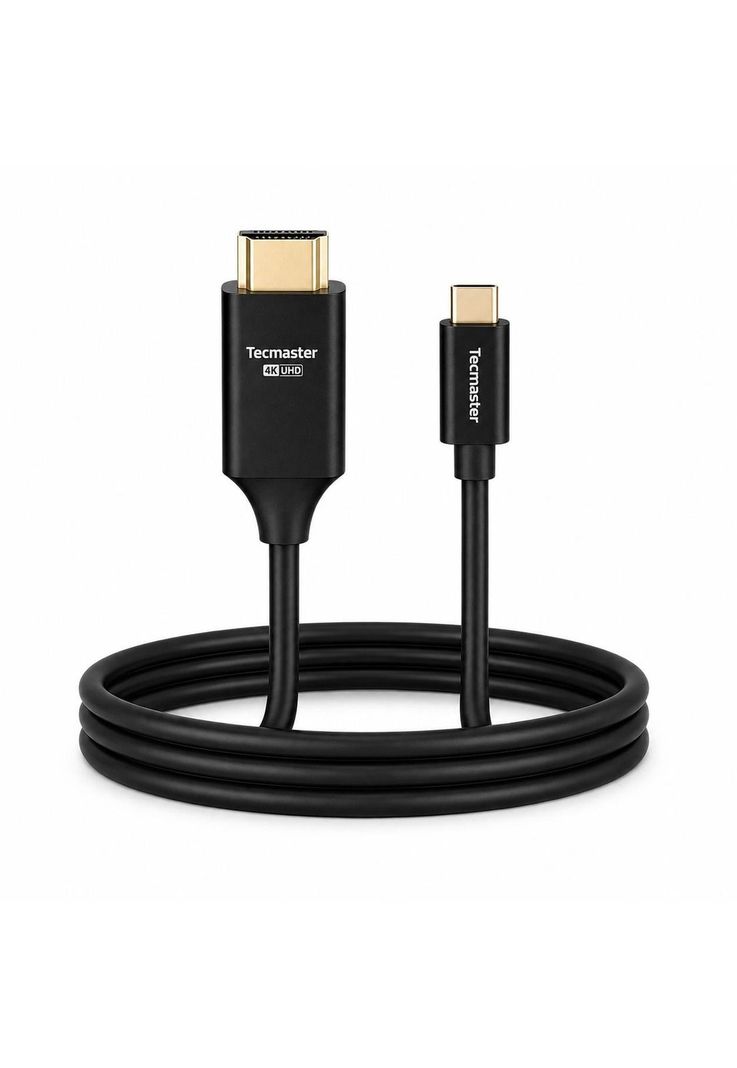 Cable HDMI Type-C 4K UHD 1.8M Tecmaster TM-100539 High Speed Negro