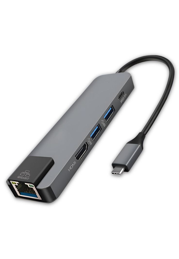 Docking Station Type-C 100W + HDMI 4K+ Ethernet+ Hub USB 3.0-0