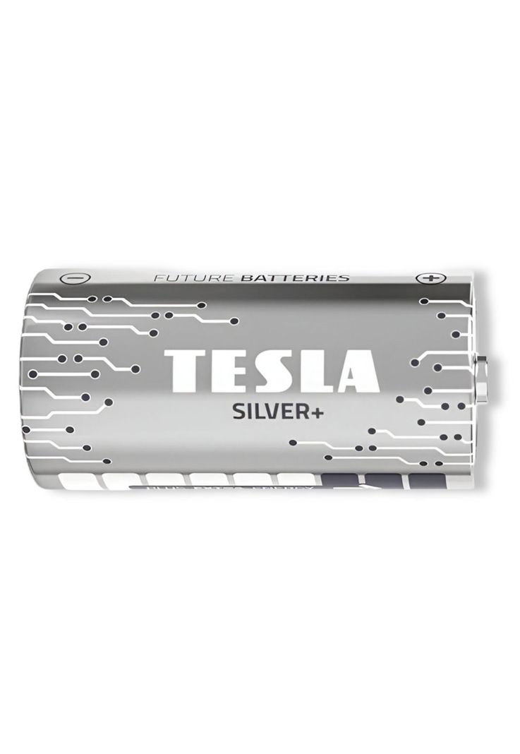 Pack 12 Pilas C Tesla Silver+ Alkaline Plus Extra Energy-4