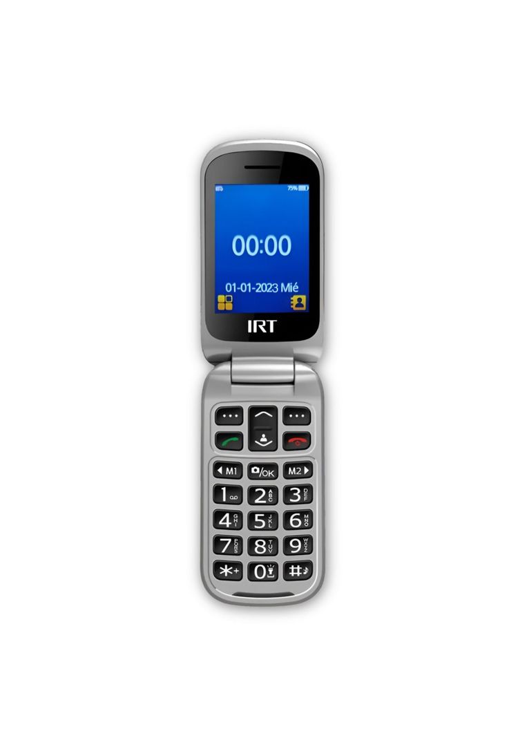 Teléfono IRT Senior 4G S. O. S para Adulto Mayor Almeja 330N-3