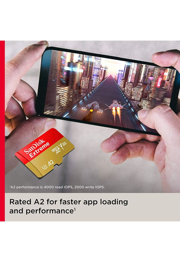 Memoria Micro Sd Sandisk 512 Gb Extreme A2 4K Faster Loading-5