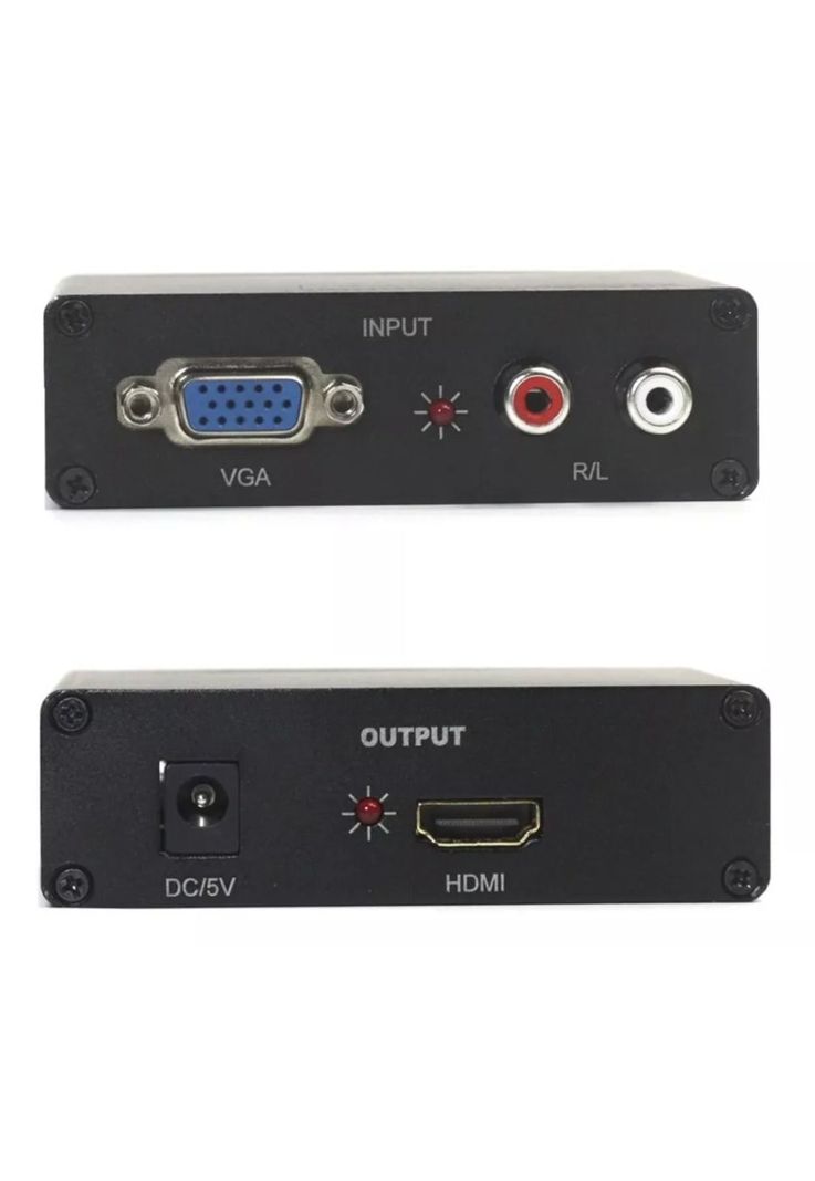 Conversor VGA A HDMI con Audio HD 60HZ Full HD 1080P HGA06-0