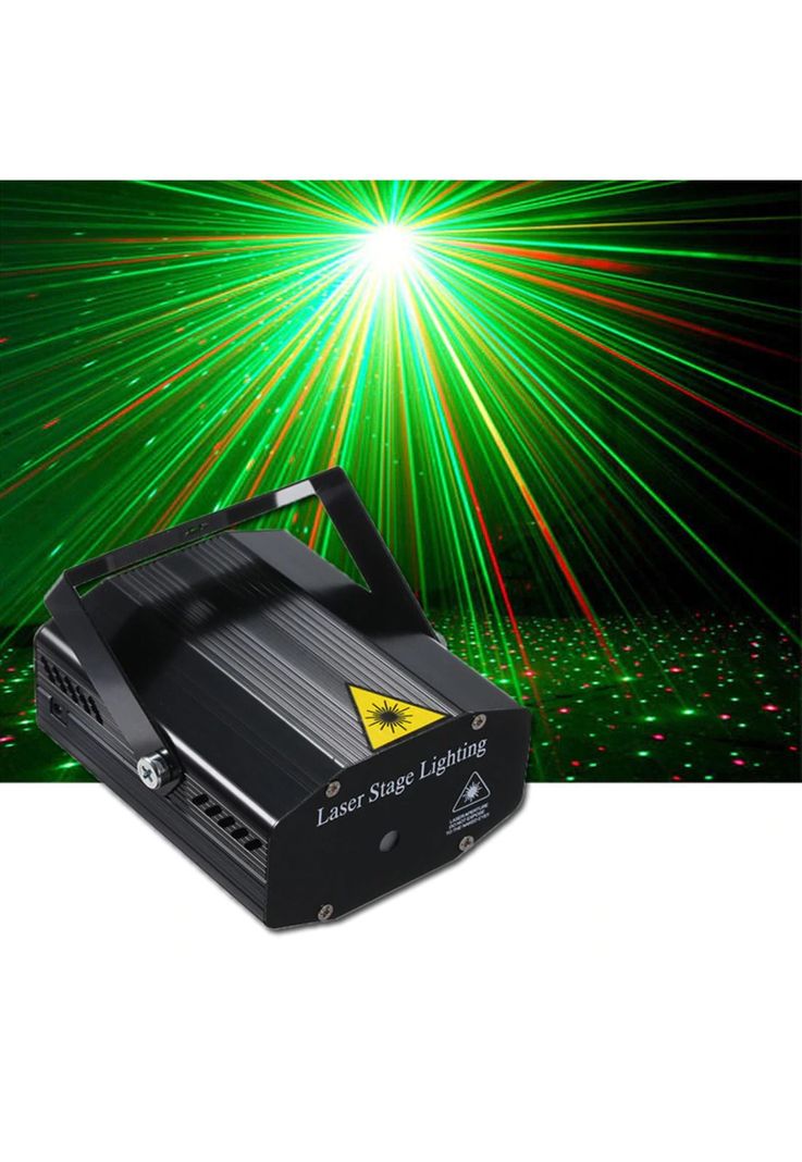 Luces Laser para Fiestas RGB Con Sensor Rítmico LED08-6