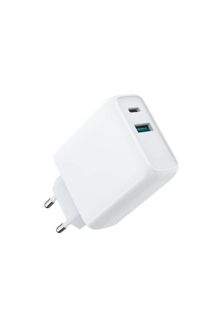 Cargador Pared USB C Ultra Rápido 36W Power Delivery + USB-1