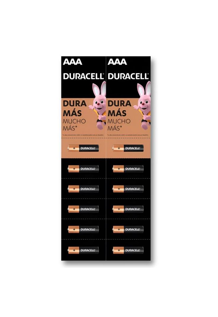 Pack 12 Pilas Duracell AAA Alcalina de Larga Duración-7