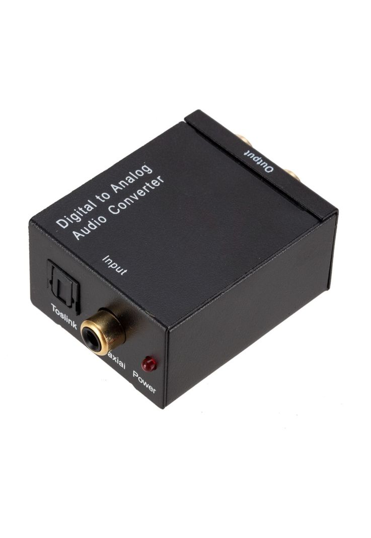 Conversor de Audio Optico Digital a RCA / AUX Ulink UL-DGRCA Negro