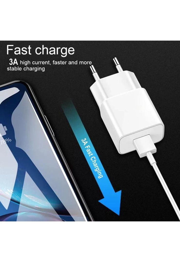 Cargador Micro USB Quick Charge 3.0 18W 3A SEC + Cable U206Q-3