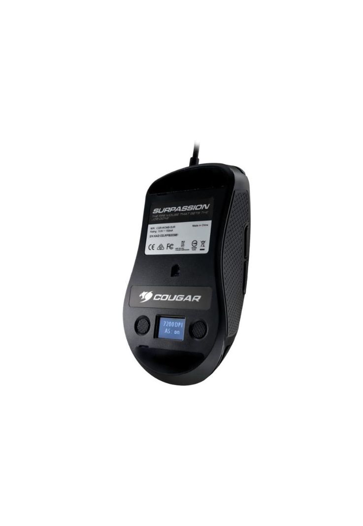 Mouse Gamer Cougar Surpassion + LCD Regulador DPI y HZ-7