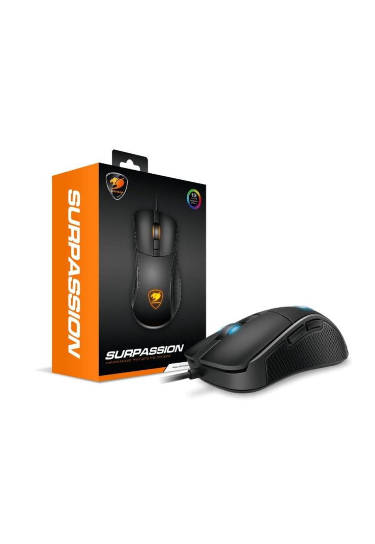 Mouse Gamer Cougar Surpassion + LCD Regulador DPI y HZ-8