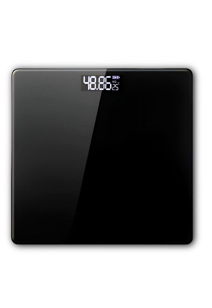 Bascula Digital de Vidrio Templado 180KG Max Black WS39BK-0