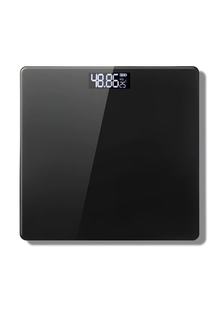 Bascula Digital de Vidrio Templado 180KG Max Black WS39BK-7