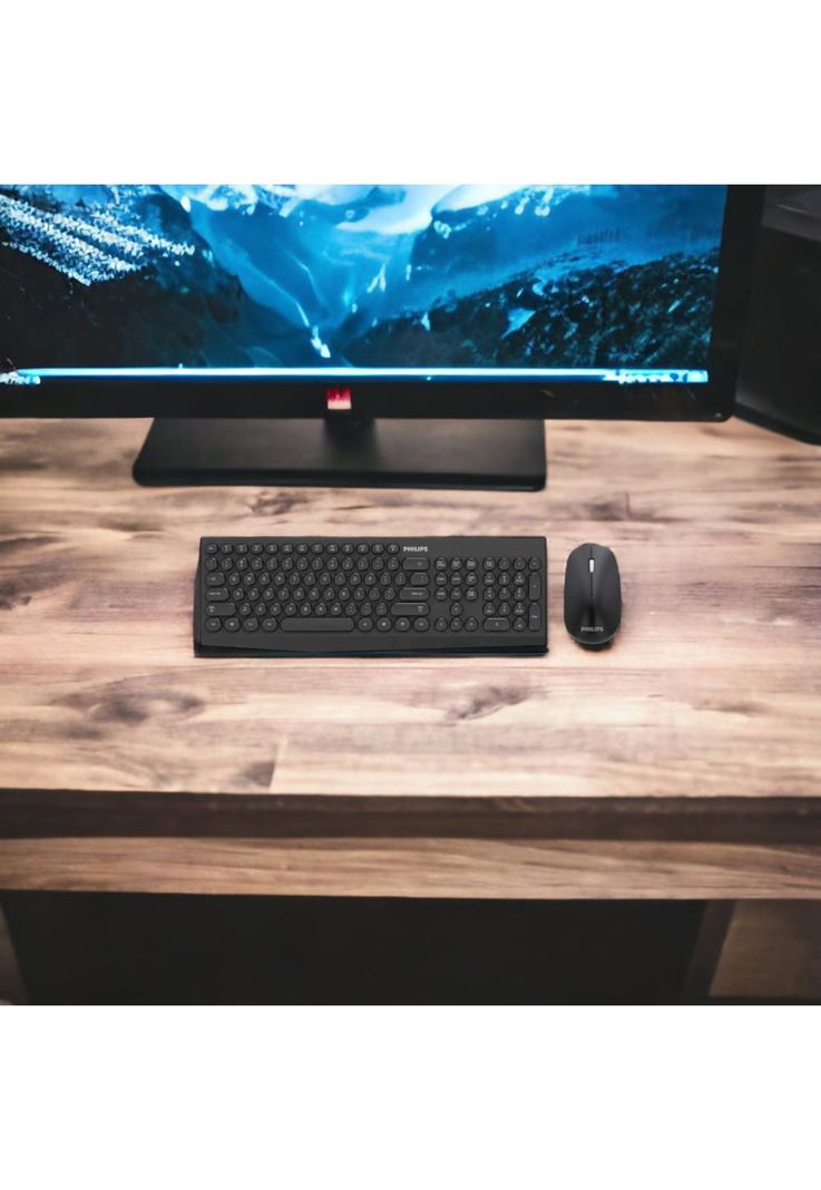 Kit Mouse y Teclado Inalámbrico Philips SPT6323 Wireless 2G-7
