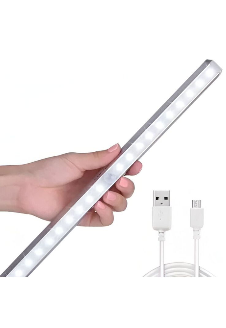 Barra LED Closet y Cocina Recargable + Sensor Mano USB-C D06-2
