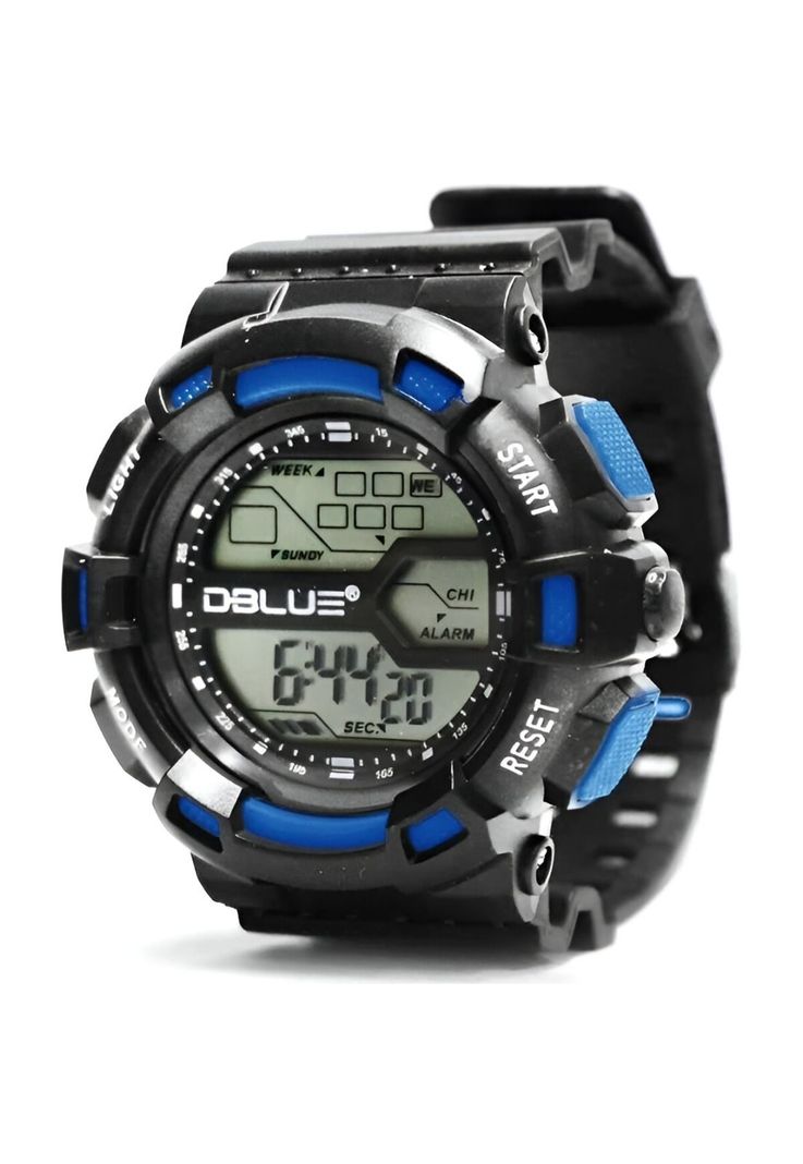 Reloj Digital Deportivo Multifuncional BRGS01BL Blue EDITION-0