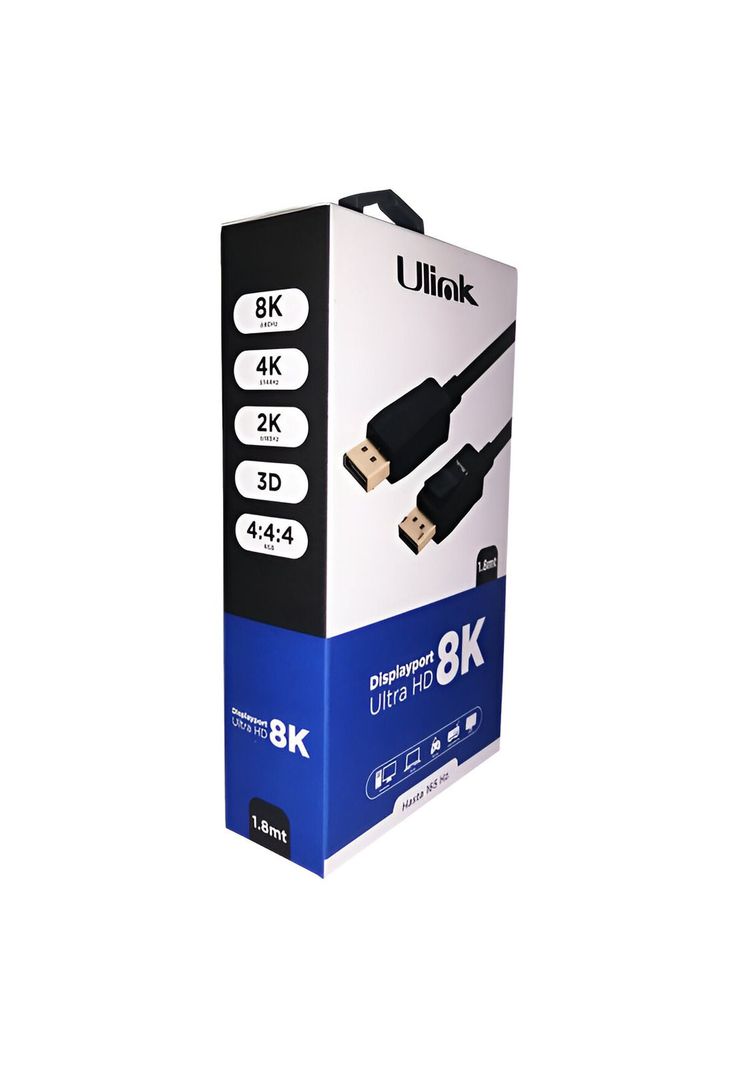 Cable DisplayPort 8K - Ultra HD HBR 165 HZ 1.8M Profesional-8