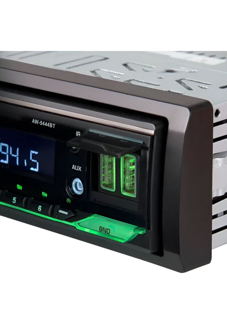 Radio de Auto con Bluetooth LED / USB/  Aux Aiwa AW-544BT-1