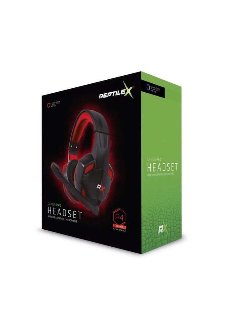 Audifonos Gamer Reptilex Rx0001R Para Pc Ps4 Xbox N. Switch Smartphone-3