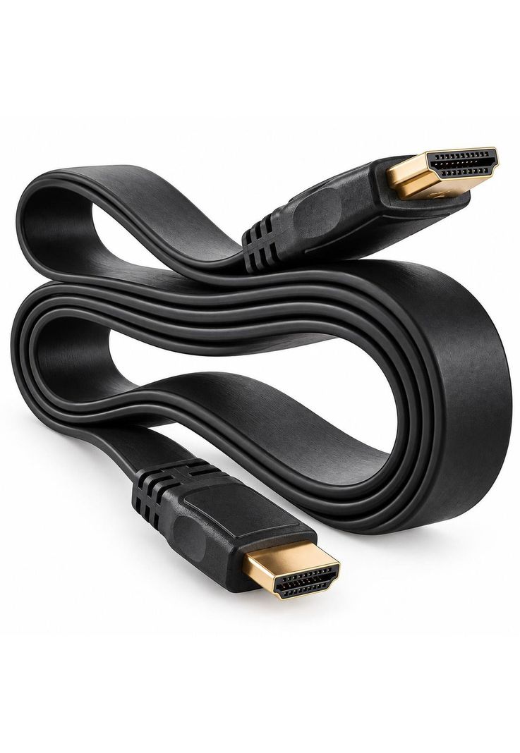 Cable HDMI Ultra Plano 3 Metros 4K / FHD Negro