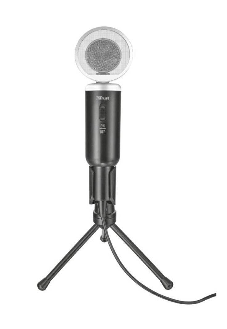 Microfono de Escritorio Trust Madell Jack 3.5mm con Filtro POP-2