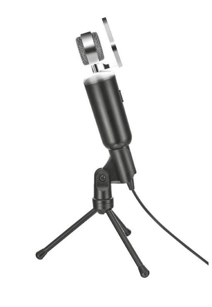 Microfono de Escritorio Trust Madell Jack 3.5mm con Filtro POP-5
