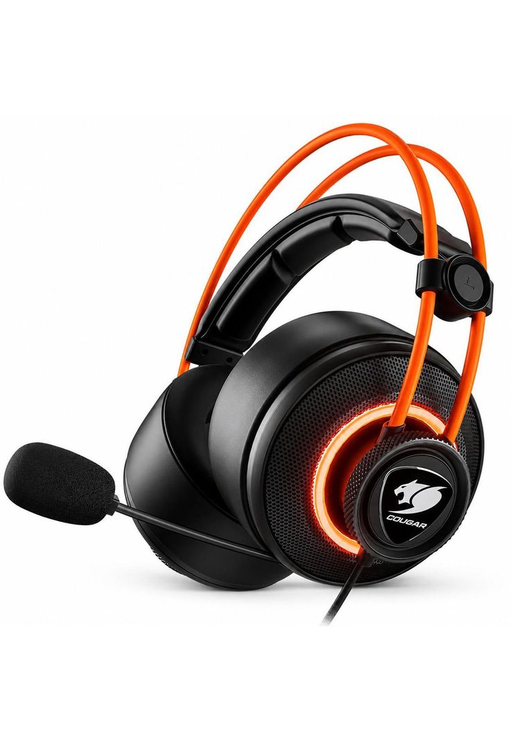 Audifono Cougar Immersa Pro Prix RGB USB 7.1 Multiplataforma Negro