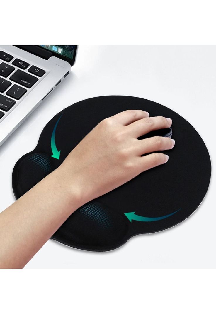 Mouse Pad Ergonómico con Apoya Muñecas GEL con Memory Foam-1